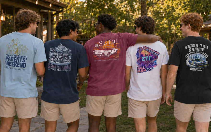 Custom Chapter Merch for Sigma Tau Gamma: Rush Tees, Recruitment Polos & More