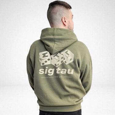 Sig Tau Lucky Roll Graphic Hoodie Sigma Tau Gamma