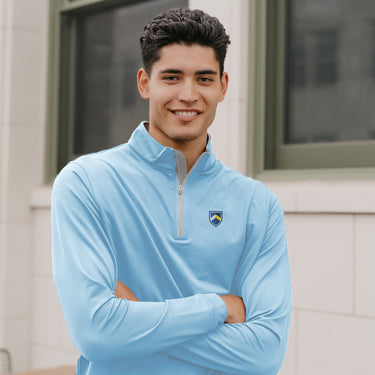 Sig Tau Peter Millar Perth Stretch Quarter Zip Sigma Tau Gamma