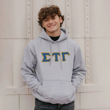 Sig Tau Greek Letter Graphic Hoodie Sigma Tau Gamma