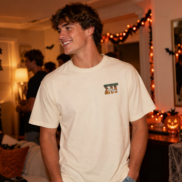 New! Sig Tau Halloween Heist Tee