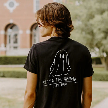 Limited Edition Sig Tau Black Ghost Short Sleeve Tee Sigma Tau Gamma