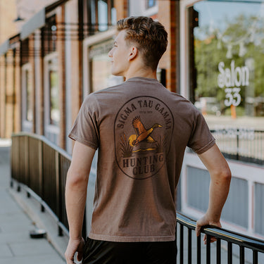 New! Sig Tau Hunting Club Short Sleeve Tee Sigma Tau Gamma