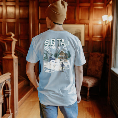 Sigma Tau Gamma fraternity Retro Alpine Short Sleeve Tee