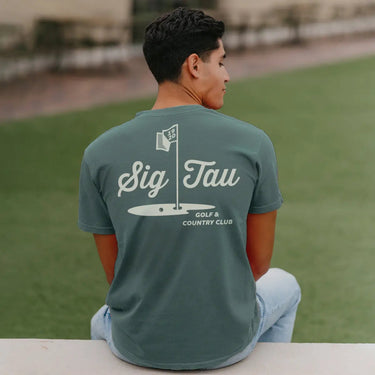 Sig Tau Par For The Course Short Sleeve Tee Sigma Tau Gamma