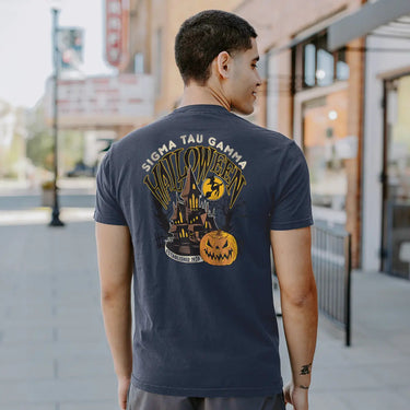 Limited Edition Sig Tau Midnight Manor Short Sleeve Tee Sigma Tau Gamma