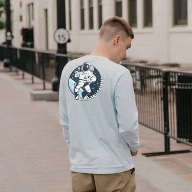 Sig Tau Space Age Long Sleeve Pocket Tee Sigma Tau Gamma