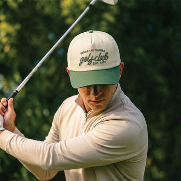New! Sig Tau Green Golf Club Hat