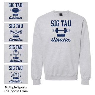 Sig Tau Athletic Crewneck Sigma Tau Gamma