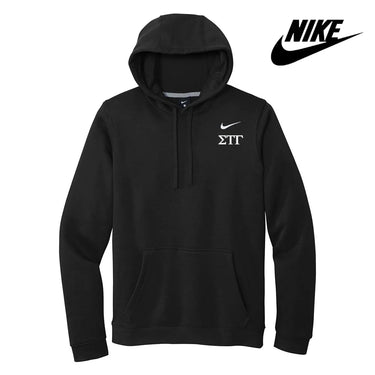 Sig Tau Nike Embroidered Hoodie Sigma Tau Gamma