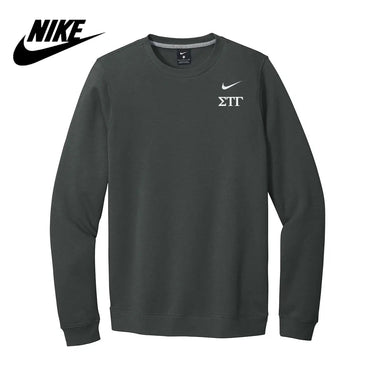 Sig Tau Nike Embroidered Crewneck Sigma Tau Gamma