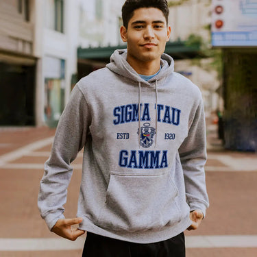 Sig Tau Classic Crest Hoodie Sigma Tau Gamma