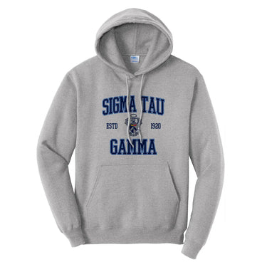 Sig Tau Classic Crest Hoodie Sigma Tau Gamma