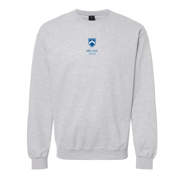 Sig Tau Alumni Embroidered Symbol Crewneck Sigma Tau Gamma