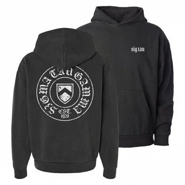 Sig Tau Iron Brotherhood Heavyweight Hoodie