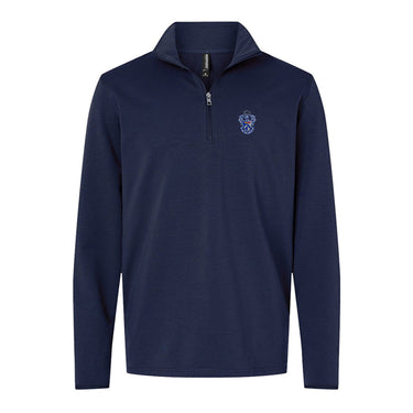 New! Sigma Tau Embroidered Crest Quarter Zip Sigma Tau Gamma