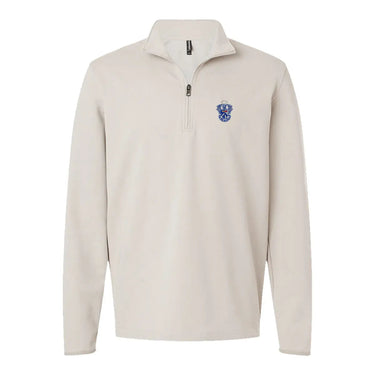 New! Sig Tau Embroidered Crest Quarter Zip Sigma Tau Gamma