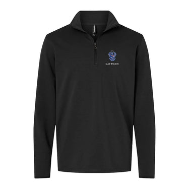 New! Sig Tau Embroidered Crest Quarter Zip Sigma Tau Gamma