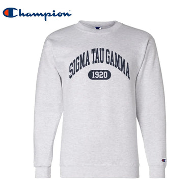 New! Sig Tau Champion Collegiate Crewneck Sigma Tau Gamma