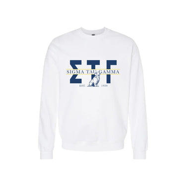 Sig Tau Golden Letters Crewneck Sigma Tau Gamma