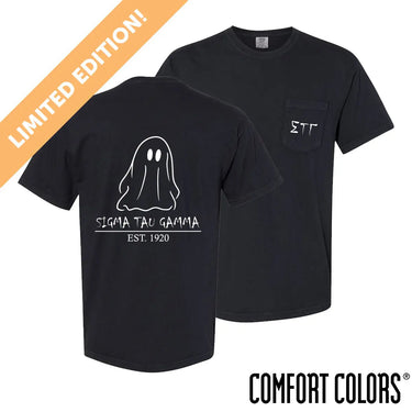 Limited Edition Sig Tau Black Ghost Short Sleeve Tee Sigma Tau Gamma