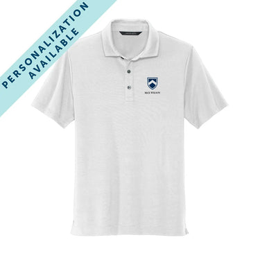 Sig Tau White Badge Polo Sigma Tau Gamma