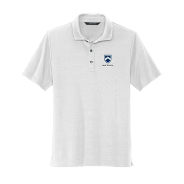 Sig Tau White Badge Polo Sigma Tau Gamma