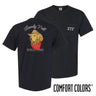 Sig Tau Cowboy Retriever Black Short Sleeve Pocket Tee Sigma Tau Gamma