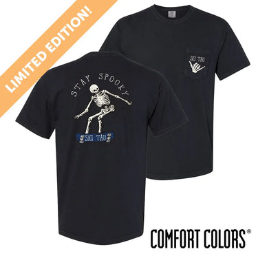 Limited Edition Sig Tau Stay Spooky Short Sleeve Tee Sigma Tau Gamma