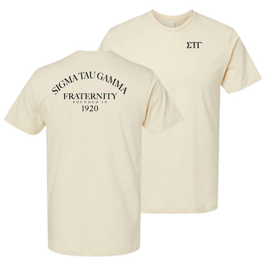 Sig Tau Lightweight Heritage Tee.