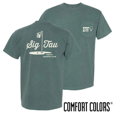 Sig Tau Par For The Course Short Sleeve Tee Sigma Tau Gamma