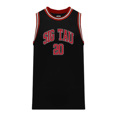Sig Tau Black Basketball Jersey | Sigma Tau Gamma | Shirts > Jerseys