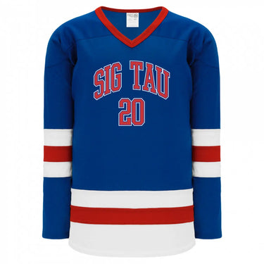 Sig Tau Patriotic Hockey Jersey Sigma Tau Gamma