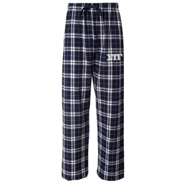 Sig Tau Navy Plaid Flannel Pants | Sigma Tau Gamma | Pajamas > Pajama bottom pants