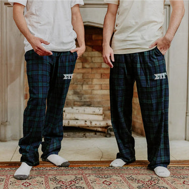 Sig Tau Blackwatch Plaid Flannel Pants