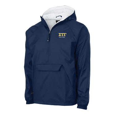 Sig Tau Classic 1/4 Zip Rain Jacket Sigma Tau Gamma