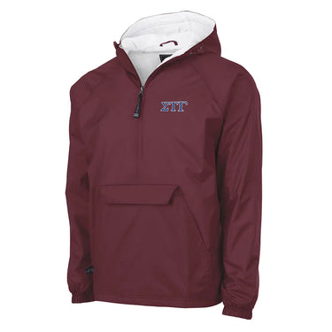 Sig Tau Classic 1/4 Zip Rain Jacket Sigma Tau Gamma