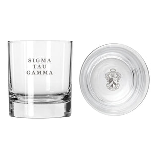 Sig Tau Fraternity Legacy Rocks Glass Sigma Tau Gamma