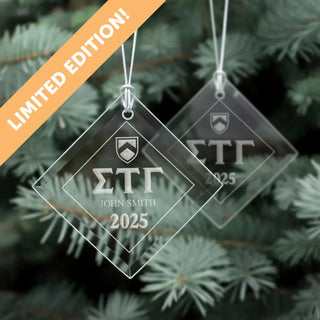 Sig Tau 2025 Limited Edition Holiday Ornament Sigma Tau Gamma