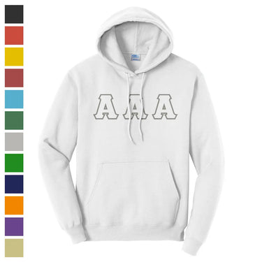 Sig Tau Pick Your Own Colors Sewn On Hoodie Sigma Tau Gamma